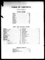 Table of Contents, Columbia County 1888